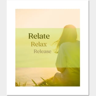 Relate, Relax, Release #1 Posters and Art